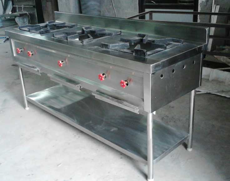 three Burner Cooking Range Manufacturers in Pune